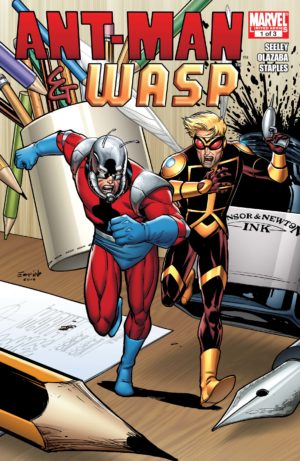 Eric O'Grady and Hank Pym team up in Ant-Man and Wasp (2011) #1