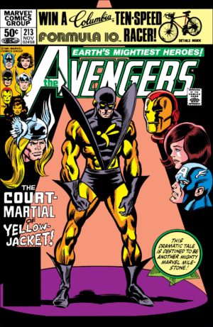 Hank Pym as Yellowjacket in Avengers (1963) #213