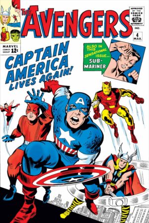 Captain America's Silver Age return in Avengers (1963) #4