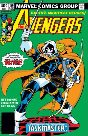 The debut of Taskmaster in Avengers (19630 #196