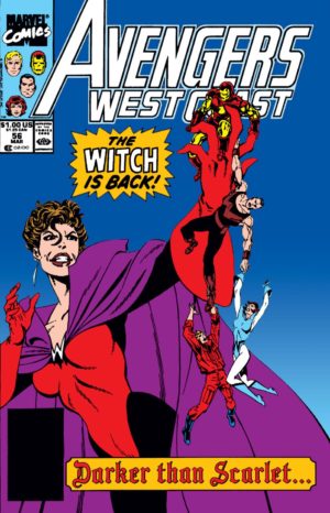 Scarlet Witch in Avengers West Coast #56