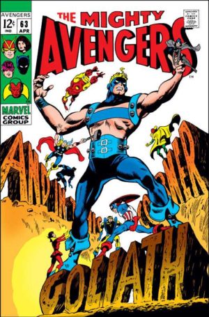 Avengers (1963) #63 - Hawkeye as Goliath