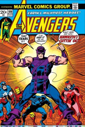 Avengers V1 - 0109 - Hawkeye quits...again!