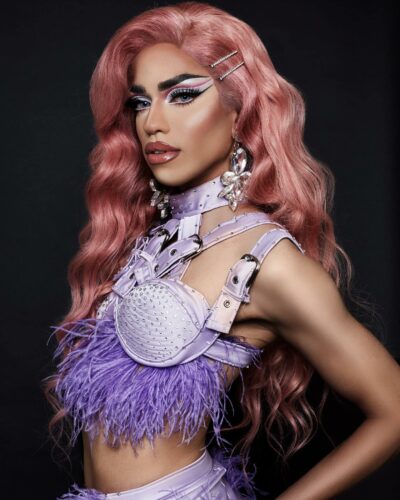 Canada's Drag Race Season 3 - Miss Fiercalicious Instagram purple look