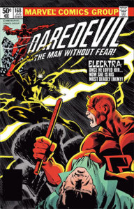 Elektra's debut in Daredevil (1964) #168