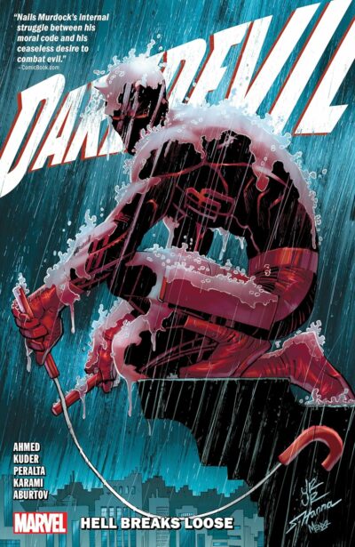 Daredevil (2023) Vol. 1: Hell Breaks Loose by Saladin Ahmed et al, a Marvel Comics April 17 2024 new release