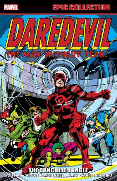 Daredevil Epic Collection Vol. 7 - The Concrete Jungle, released by Marvel Comics April 3 2024