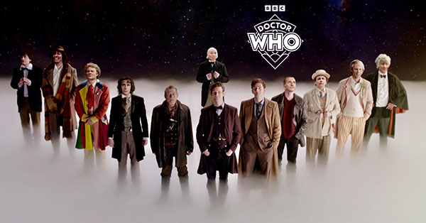 Doctor Who Multiple Doctors Wide Social Share