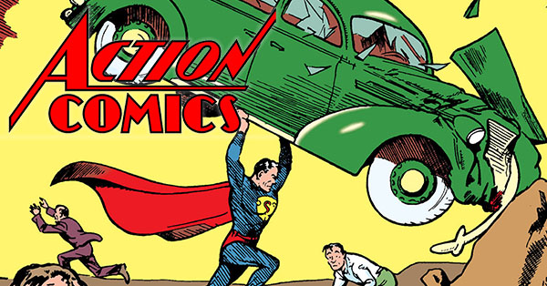 Guide to Golden Age Action Comics - excerpted from the cover of Action Comics (1938) #1