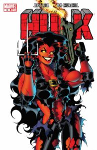 Red She-Hulk in her second appearance, Hulk (2018) #16