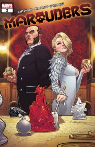 Emma Frost and her frenemy Sebastian Shaw in Marauders (2019) #22