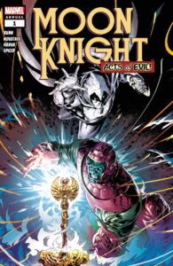 Kang vs. Khonshu in Moon Knight (2016) Annual 2019