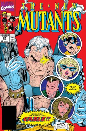 The full debut of Cable in New Mutants (1983) #87