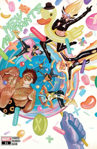 A team that merges New Mutants, Generation X, & Academy X in New Mutants (2019) #11