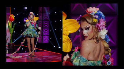 RuPauls Drag Race Season 16 Episode 07 - The Sound of Rusic - I Could Buy Myself Flowers Runway Plane Jane two-shot