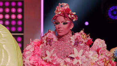 RuPauls Drag Race Season 16 Episode 07 - The Sound of Rusic - I Could Buy Myself Flowers Runway Q tight-shot