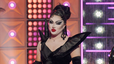 RuPauls Drag Race Season 16 Episode 09 - See You Next Wednesday Neo-Goth design challenge - Runway Morphine Love Dion critiques