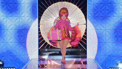RuPauls Drag Race UK vs The World Season 2 Episode 06 - Strictly Come Prancing - Business In The Front Party In The Back runway Choriza May front