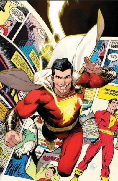 Billy Batson as Captain Marvel on the cover of Shazam (2023) #1