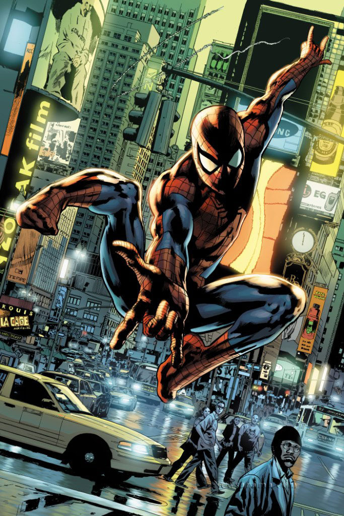 Amazing Spider Man #546 variant by Bryan Hitch