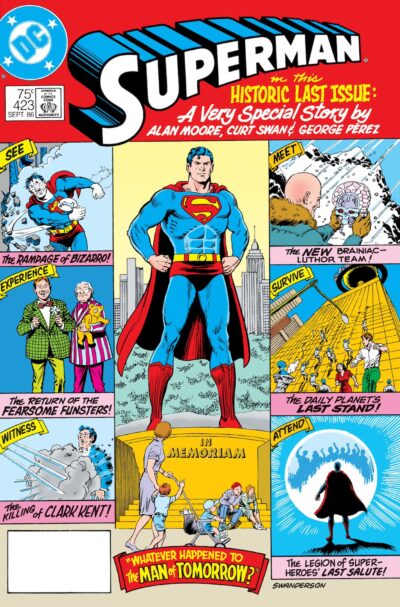 The final Pre-Crisis issue of Superman (1939) - Superman (1939) #423