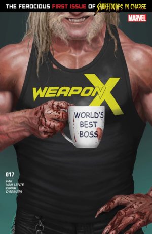 Sabretooth takes charge in Weapon X (2017) #17