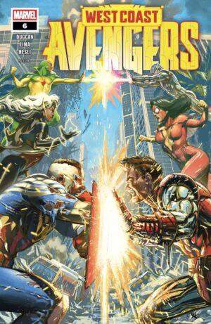 West Coast Avengers (2024) #6, a Marvel Comics April 2 2025 new release