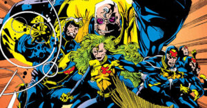 an excerpt from the cover of X-Factor (1986) #71, covered in the Guide to X-Factor