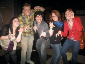 At Lady Gaga with my Marketing Clients and Britt in 2009.